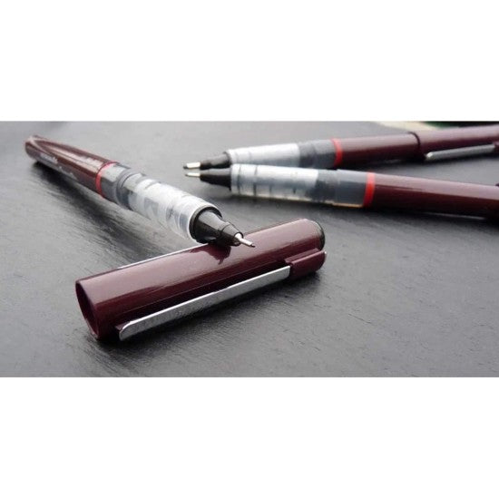 Rotring | Tikky | Graphic Fineliner | Black Pigmented Lightfast | Pack of 12pieces | 0.2mm
