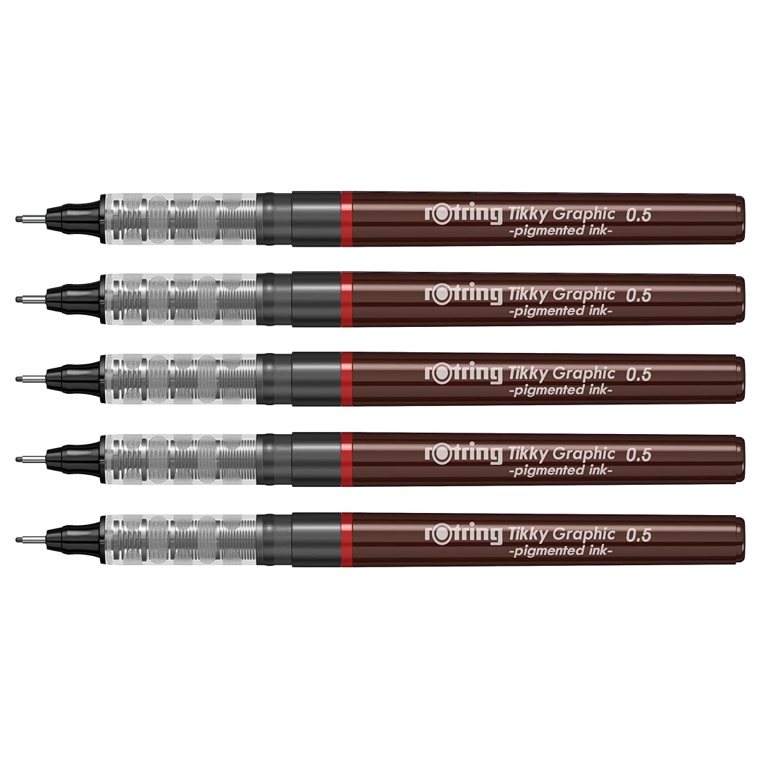 Rotring | Tikky | Graphic Fineliner Set | 0.5mm
