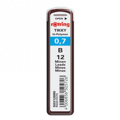 Rotring | Tikky | 0.7MM | B Replacement Leads | Pack of 10