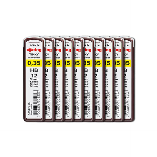 Rotring | Tikky | HB Replacement Leads | Pack of 10